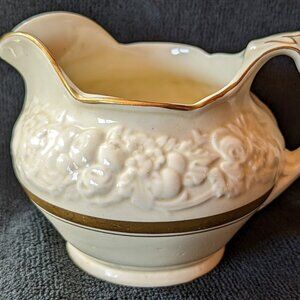 Vintage Crown Ducal Florentine Gold Band 2057 Fine China Creamer – c 1950s/1960s